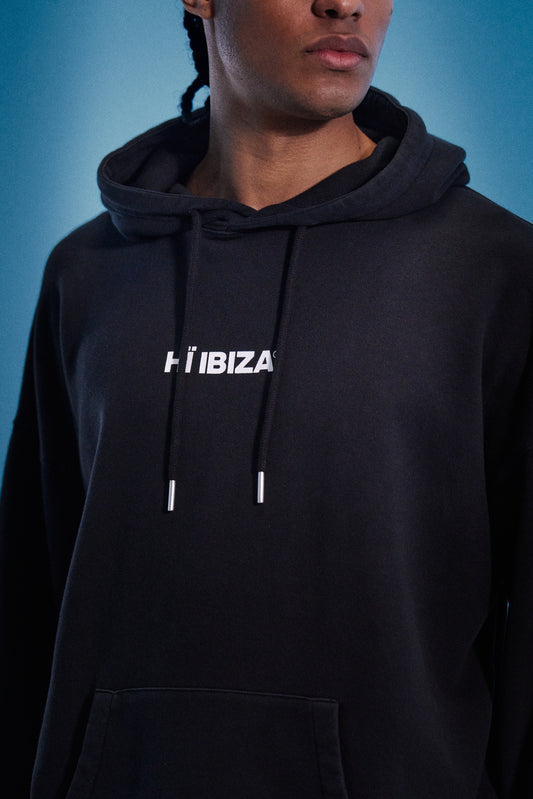 HÏ IBIZA CORE BLACK HOODIE