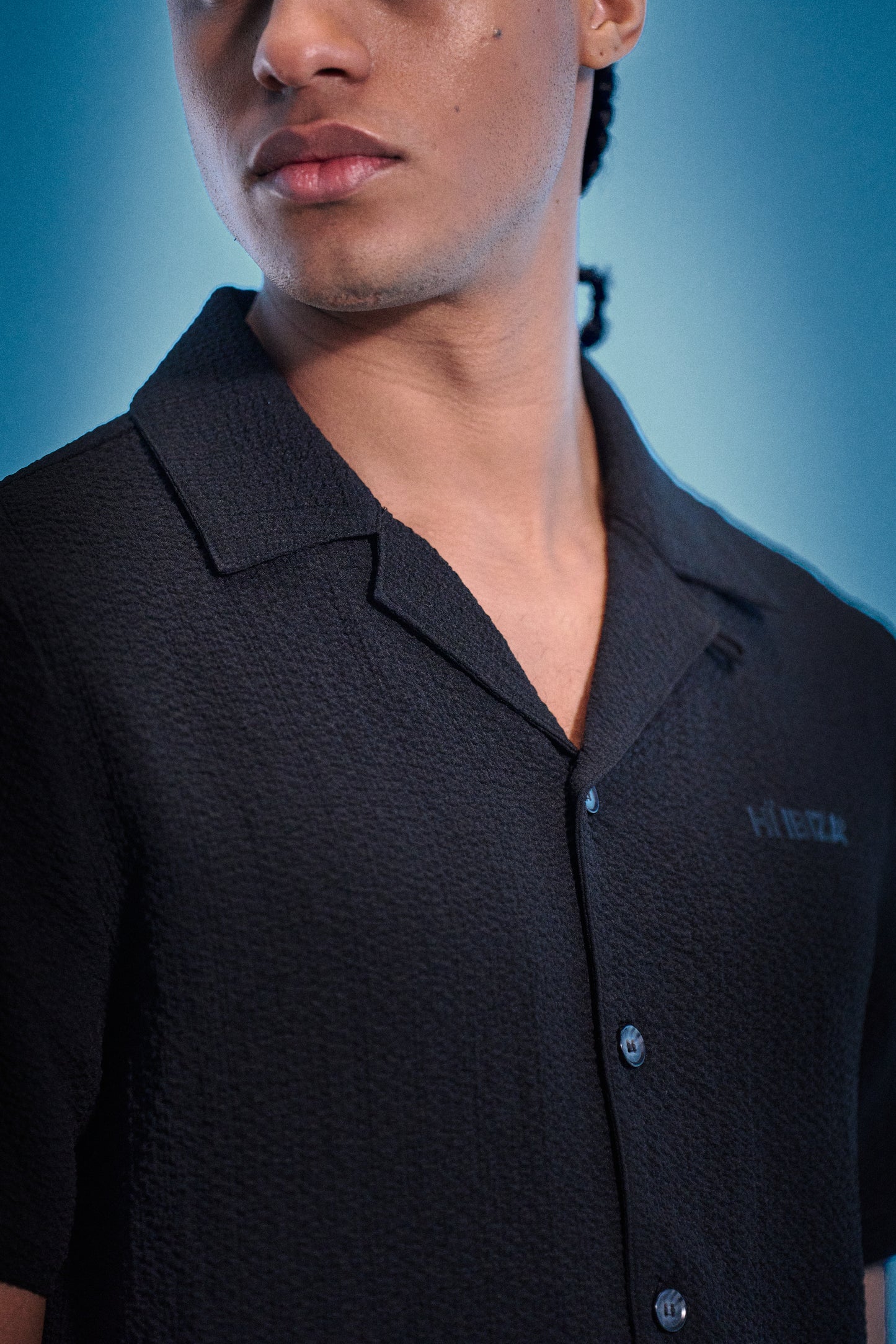 CAMISETA M CORTE CRINCKLE HI