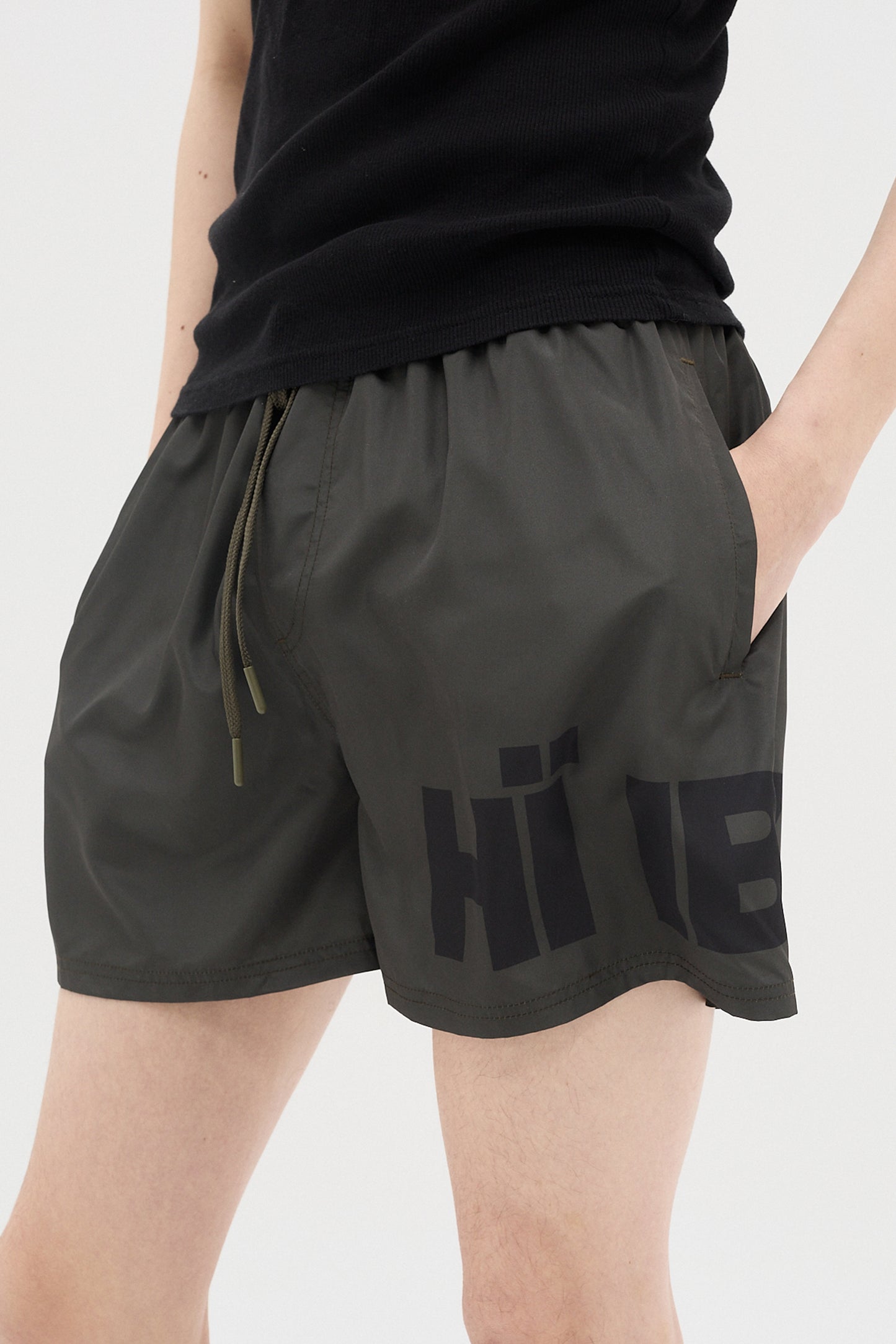 GREEN SWIM SHORTS