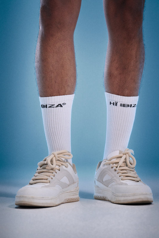 WHITE LOGO SOCKS