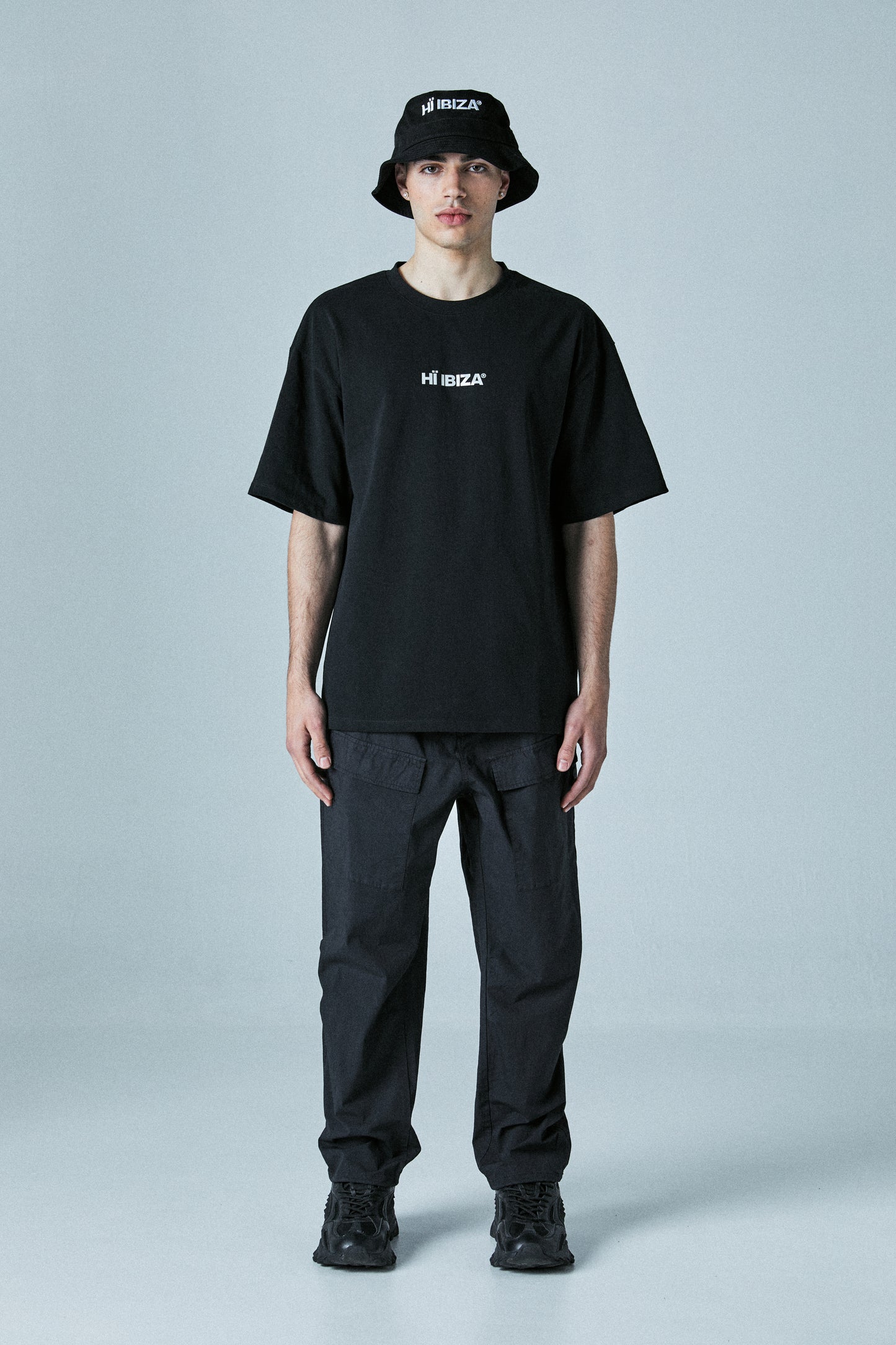 BLACK 3M LOGO TEE