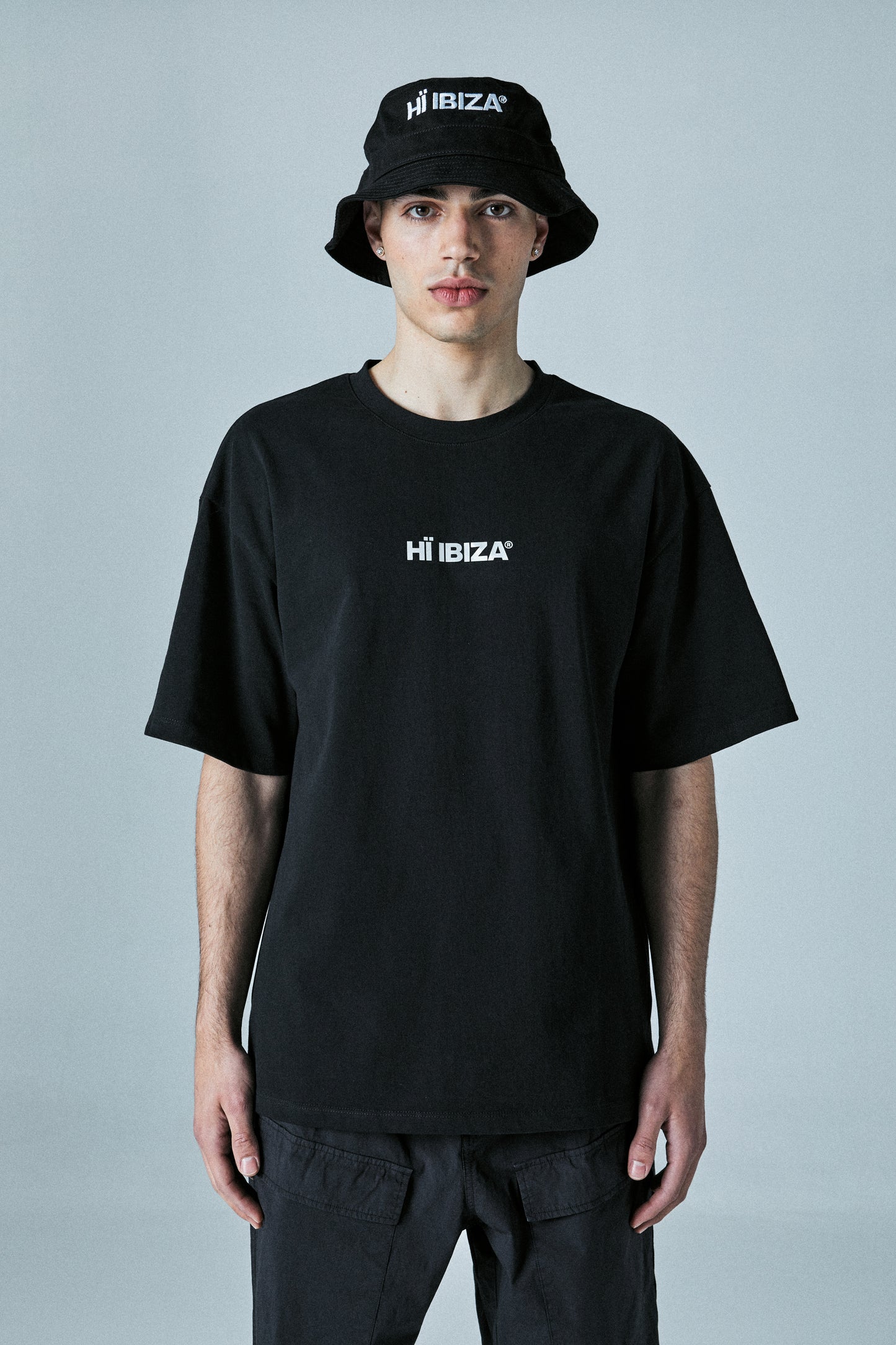 BLACK 3M LOGO TEE