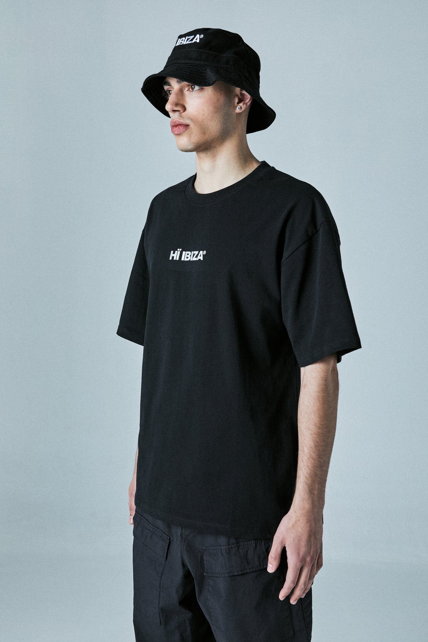 BLACK 3M LOGO TEE