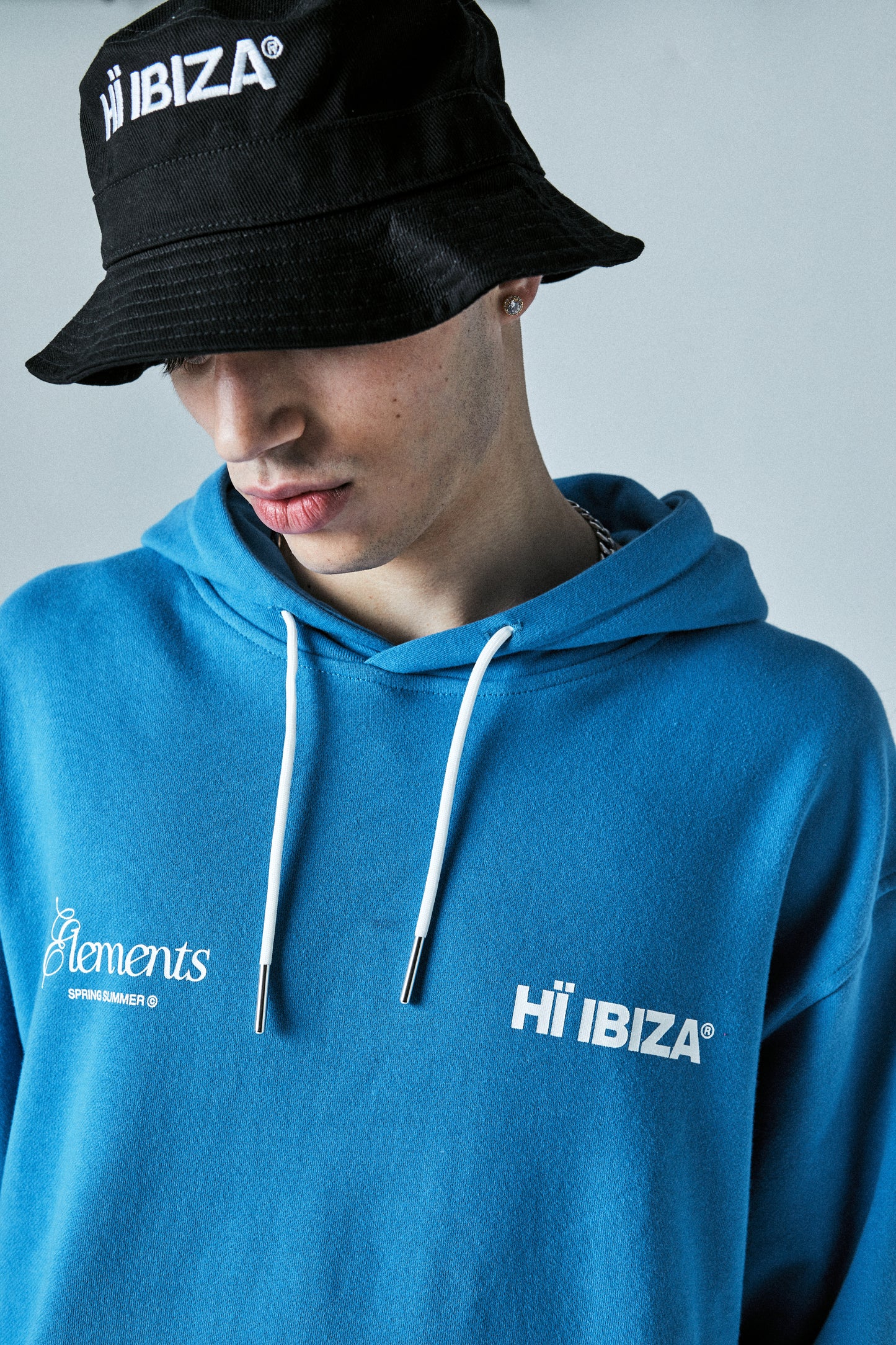 BLUE BLUR LOGO HOODIE