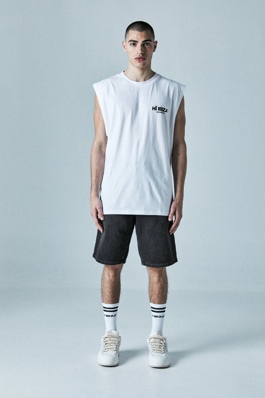 WHITE NO GUESTLIST VEST