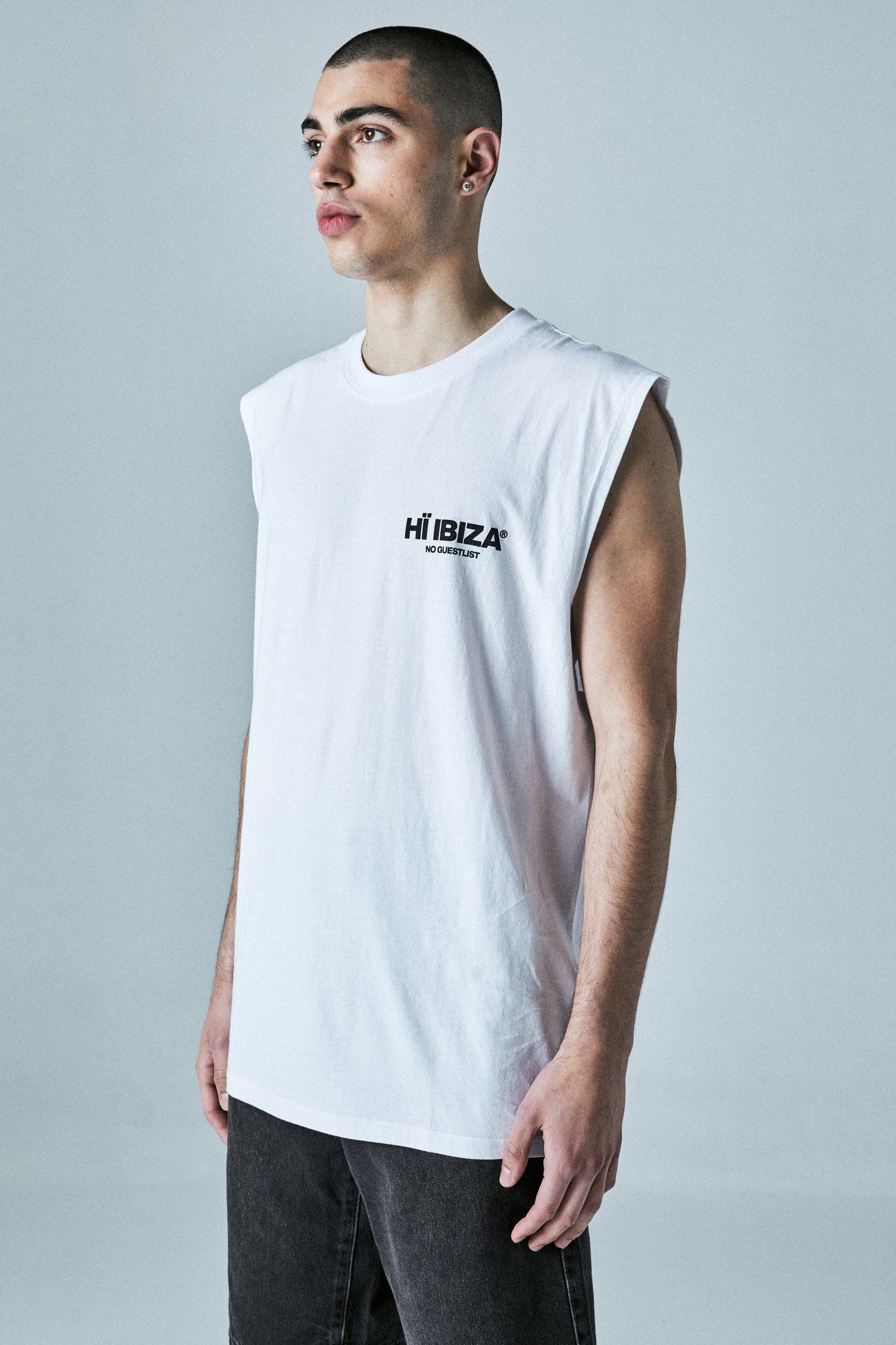 WHITE NO GUESTLIST VEST