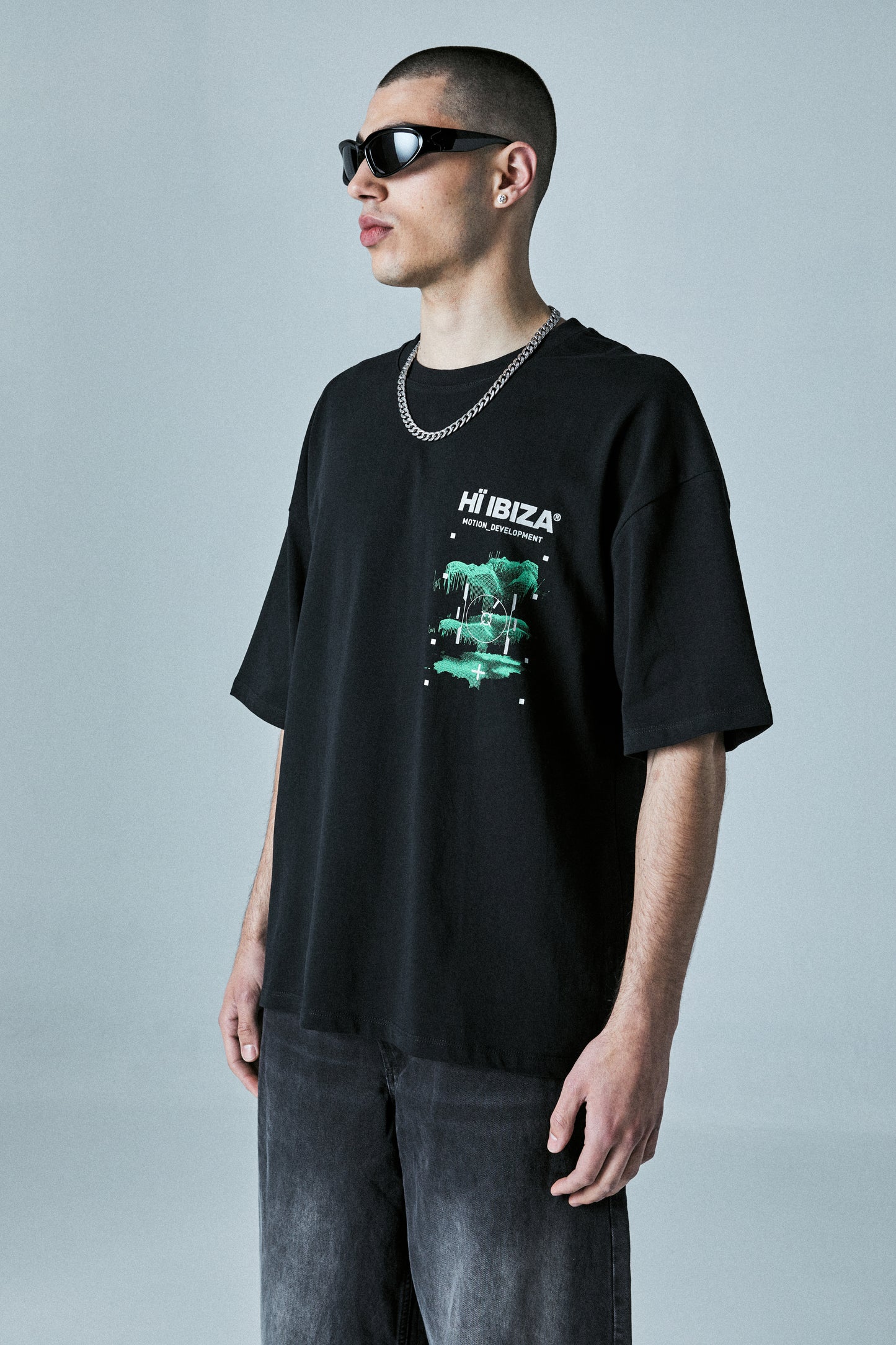 BLACK ISLAND MESH TEE