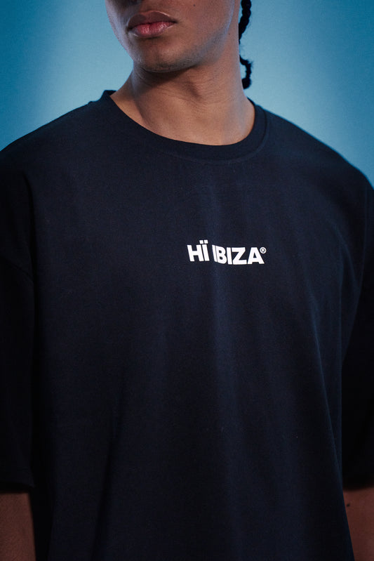 CAMISETA CON LOGO NEGRO M CORE HI