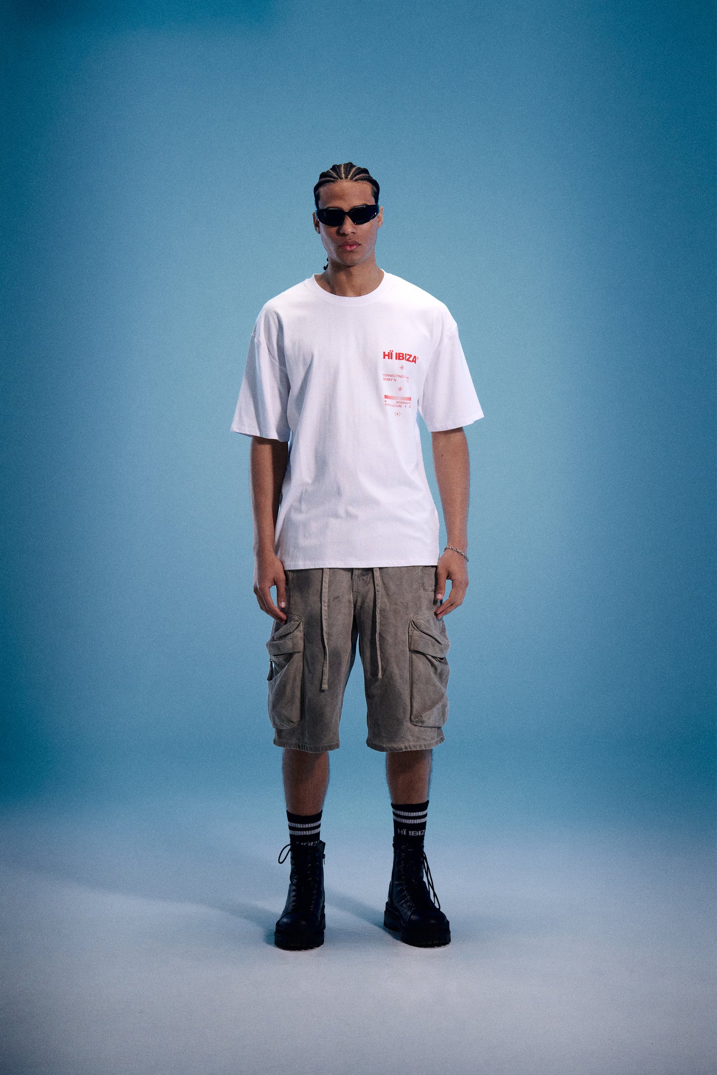 CONNECTED GLOBE TEE WHITE