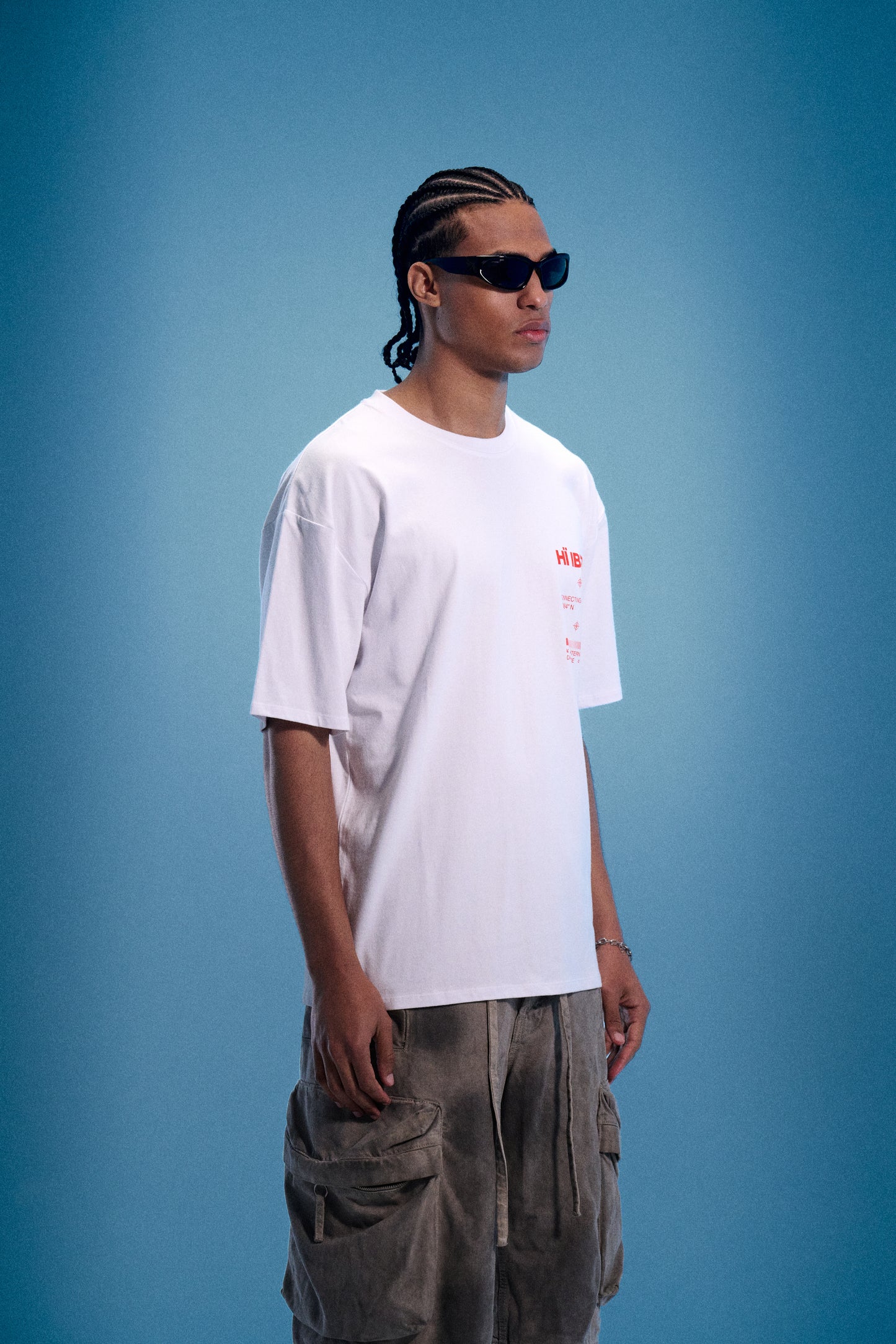 CONNECTED GLOBE TEE WHITE