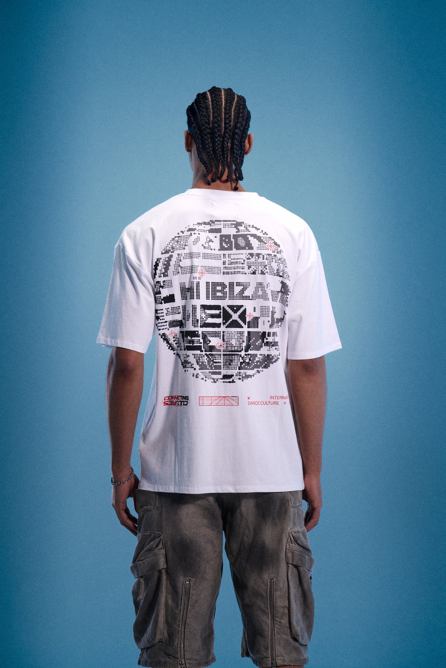 CONNECTED GLOBE TEE WHITE
