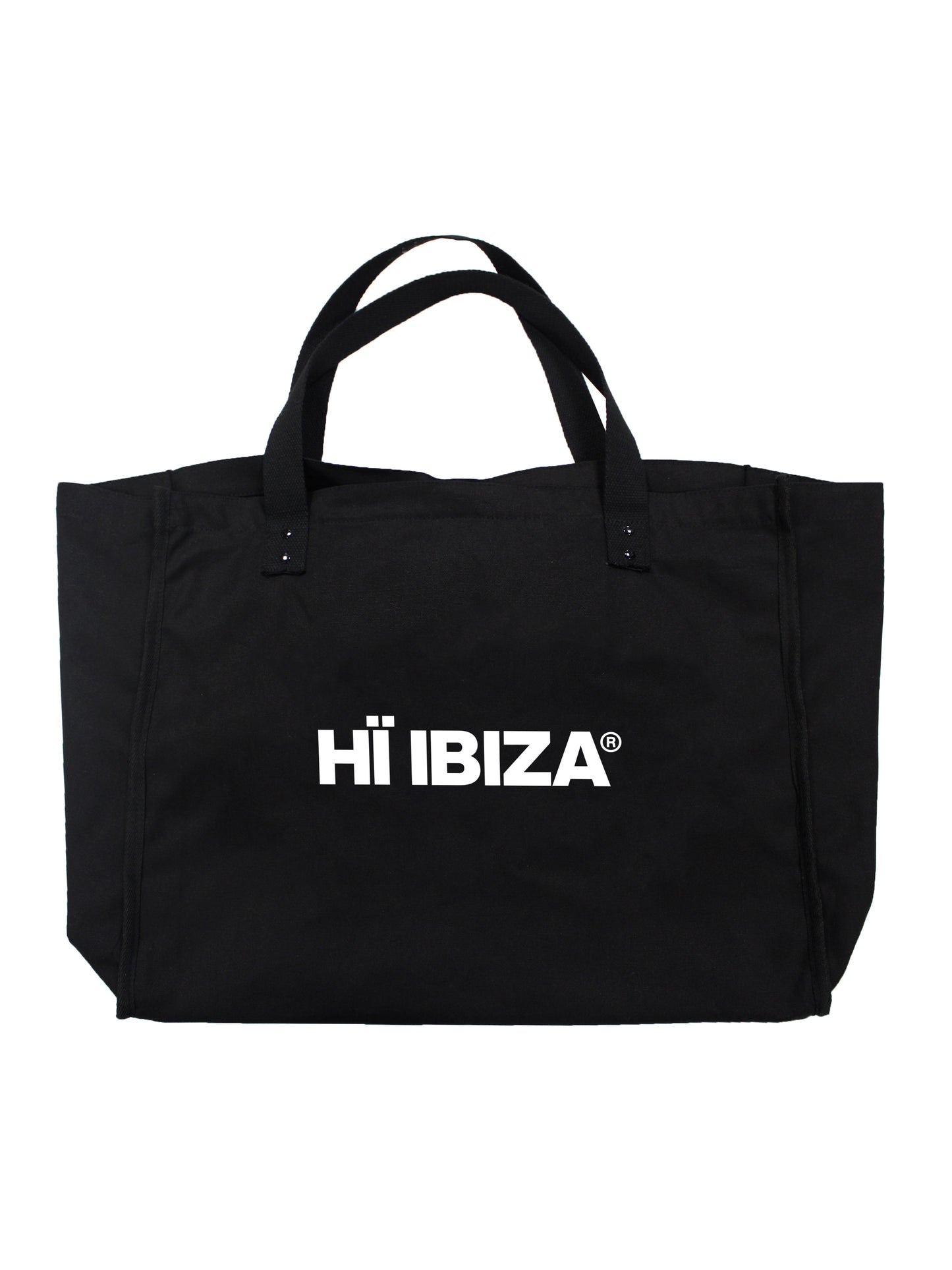 BLACK BEACH BAG HI