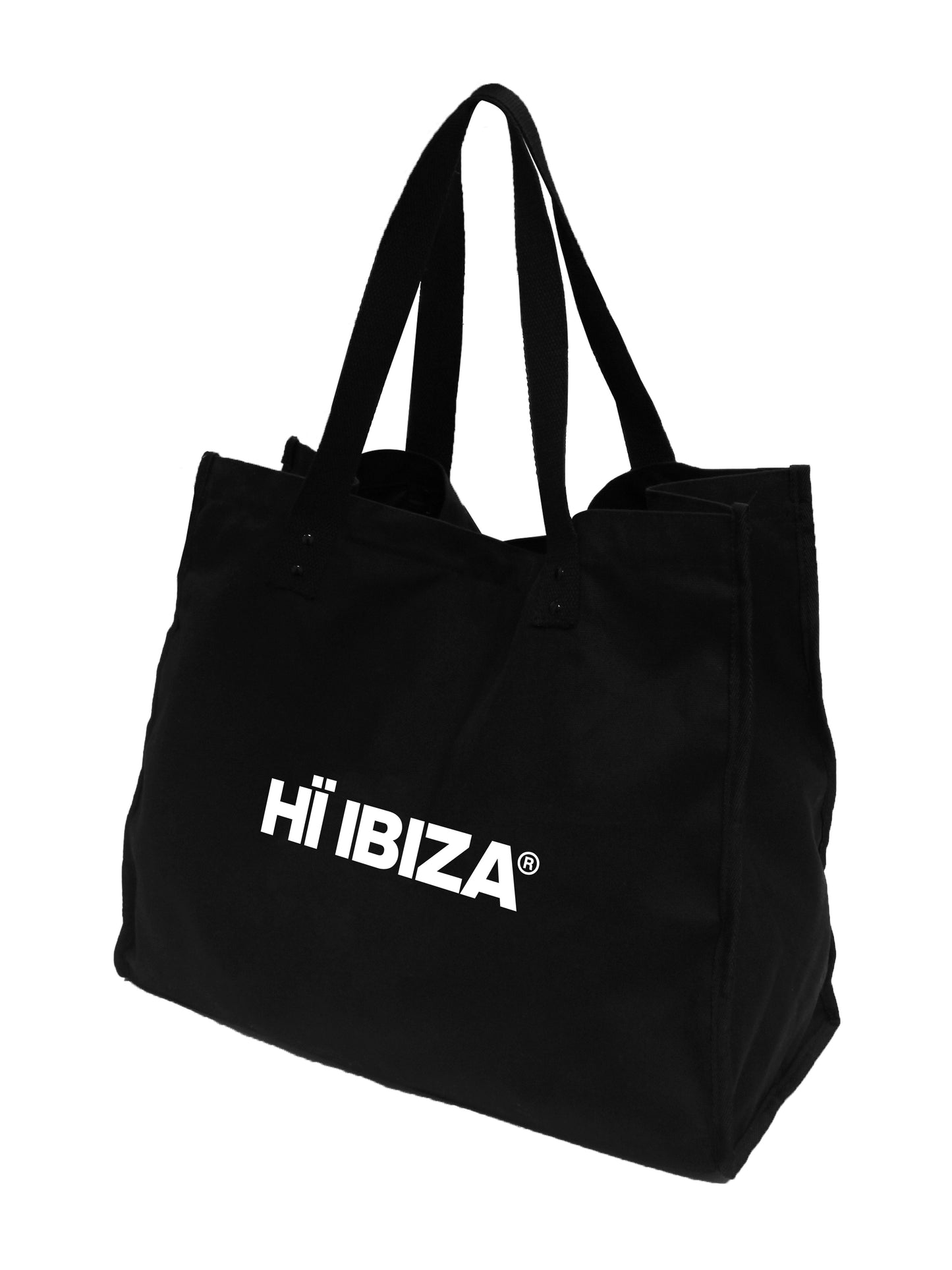 BLACK BEACH BAG HI
